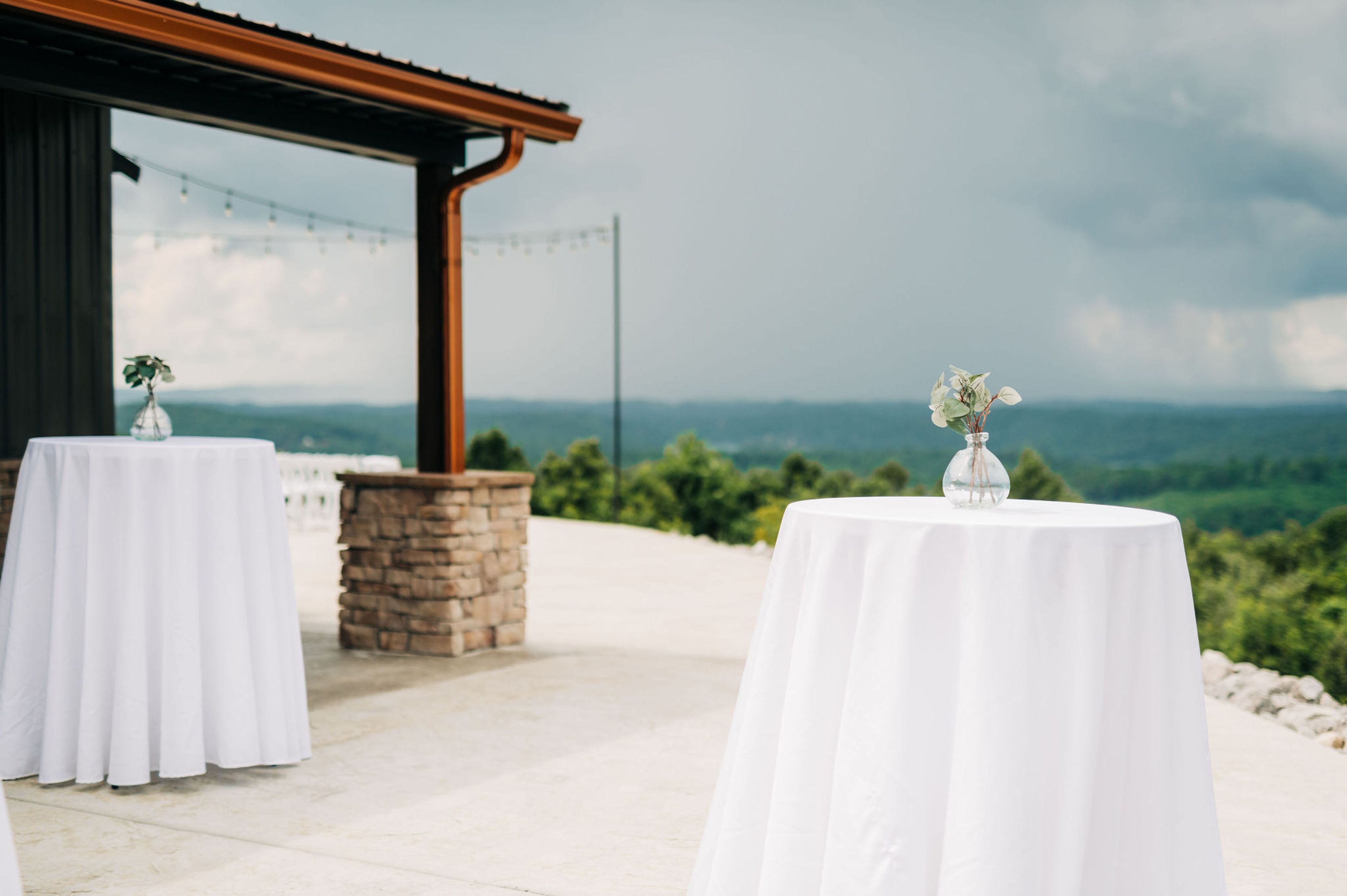 The Cocktail Patio, an event space at The Loyston Copper Top Estate