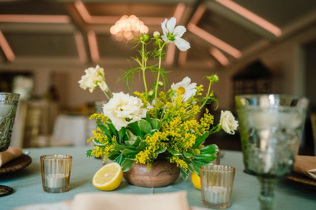 Featured photo from A Corporate Event Featuring Sunny Yellow Florals and Citrus-Inspired Tablescapes at Hillside Estate Venue