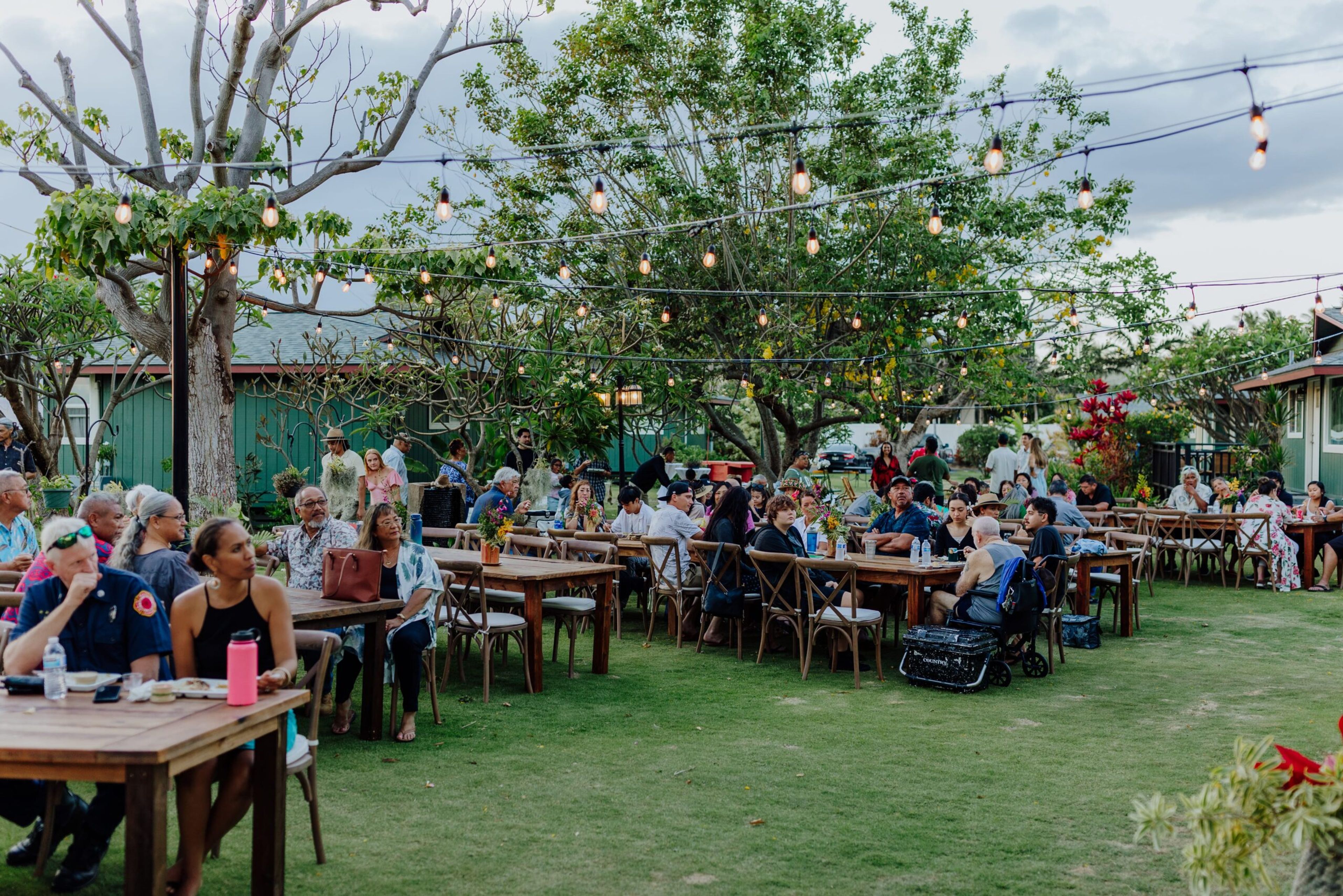 Tropical Garden Grounds, an event space at Nona Lani Cottages