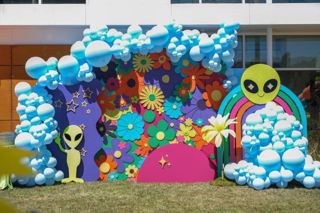 Featured photo from Bright and Colorful Space Hippies Themed Pool Party in Los Angeles, CA