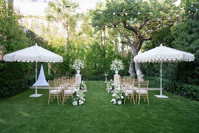 Featured photo from Celebrate This Palm Beach Wedding Set Among Manicured Gardens and Soft Evening Light