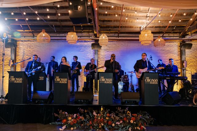 Featured photo from Celebrate This Chicago Wedding with Immersive Lighting, Live Music, and a Packed Dance Floor