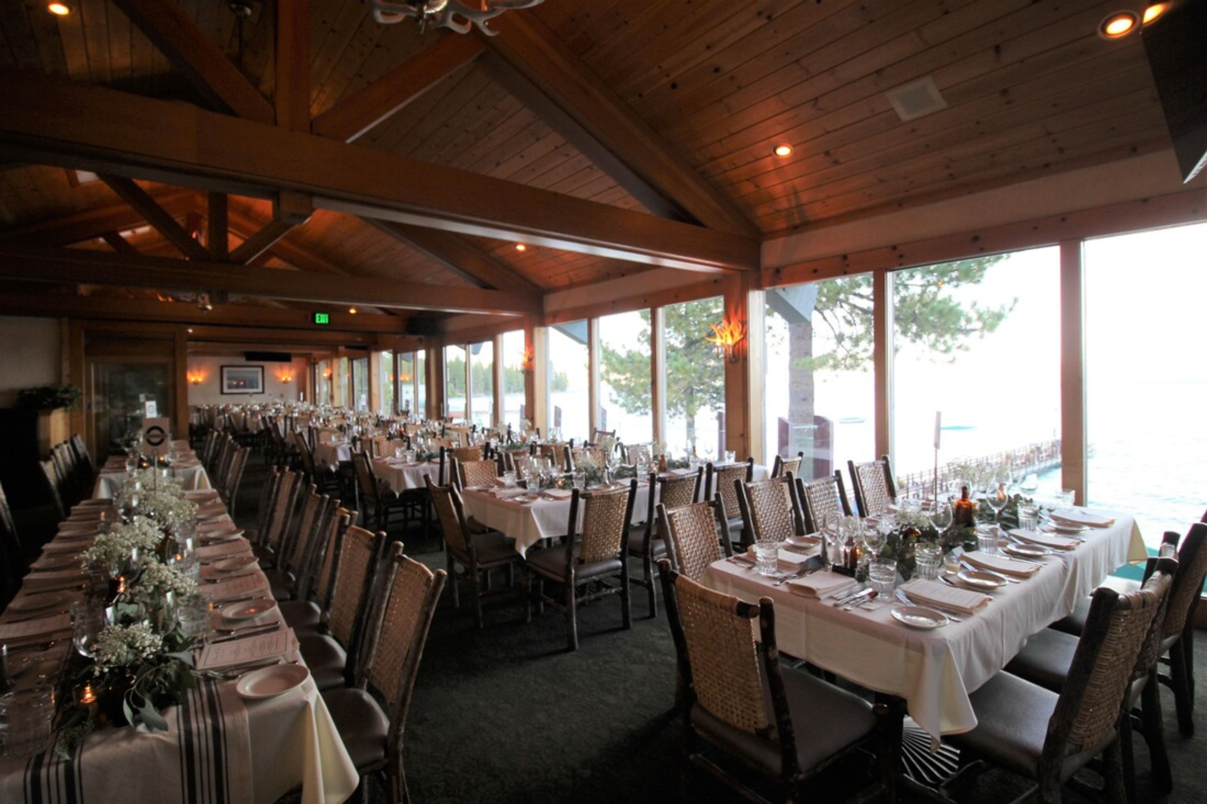Main Dining Room, an event space at Gar Woods Grill & Pier