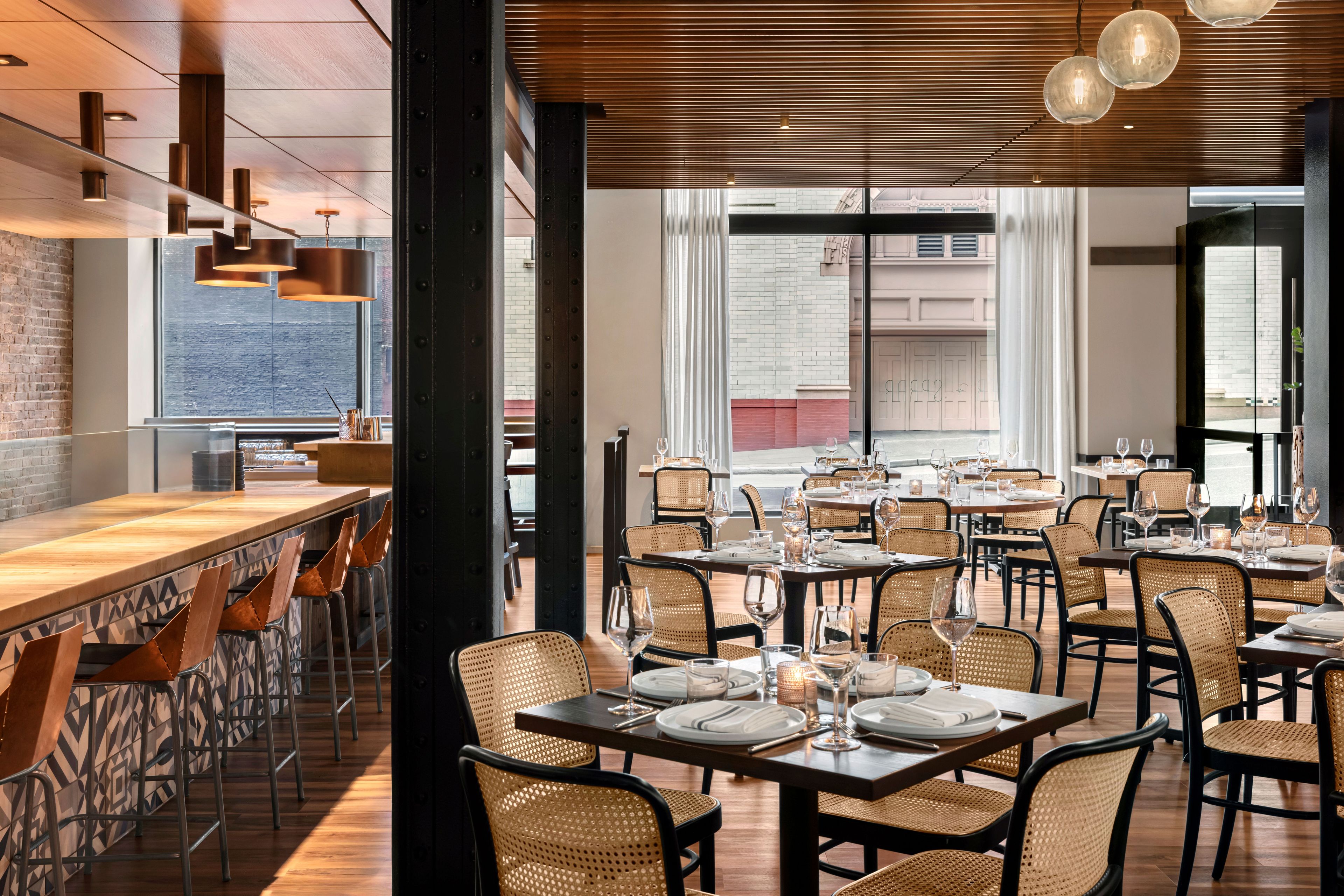Shaker + Spear, an event space at Kimpton Palladian