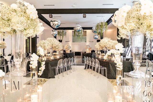 Featured photo from Black & White Glam Wedding