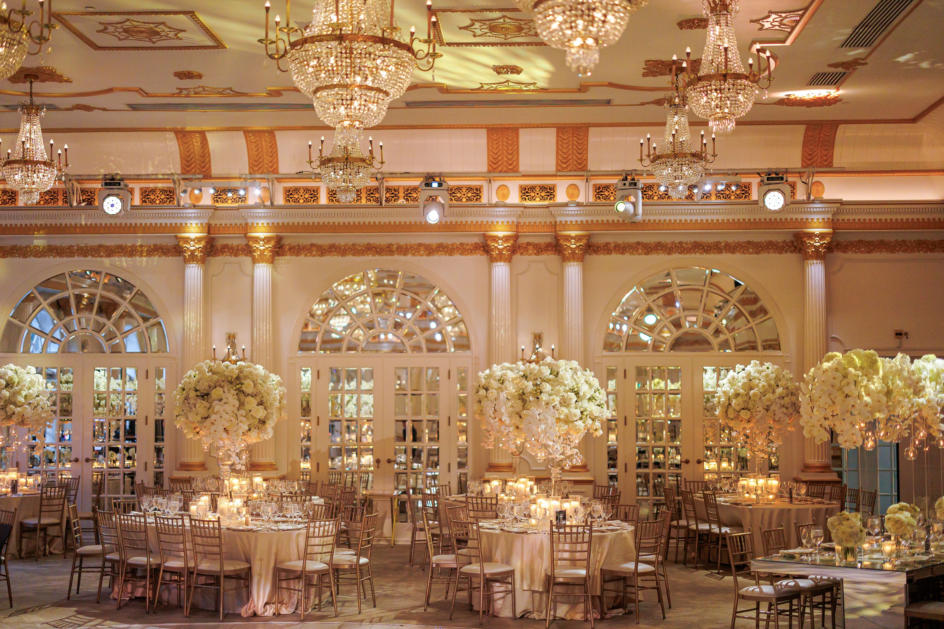 The Grand Ballroom, an event space at The Crystal Plaza