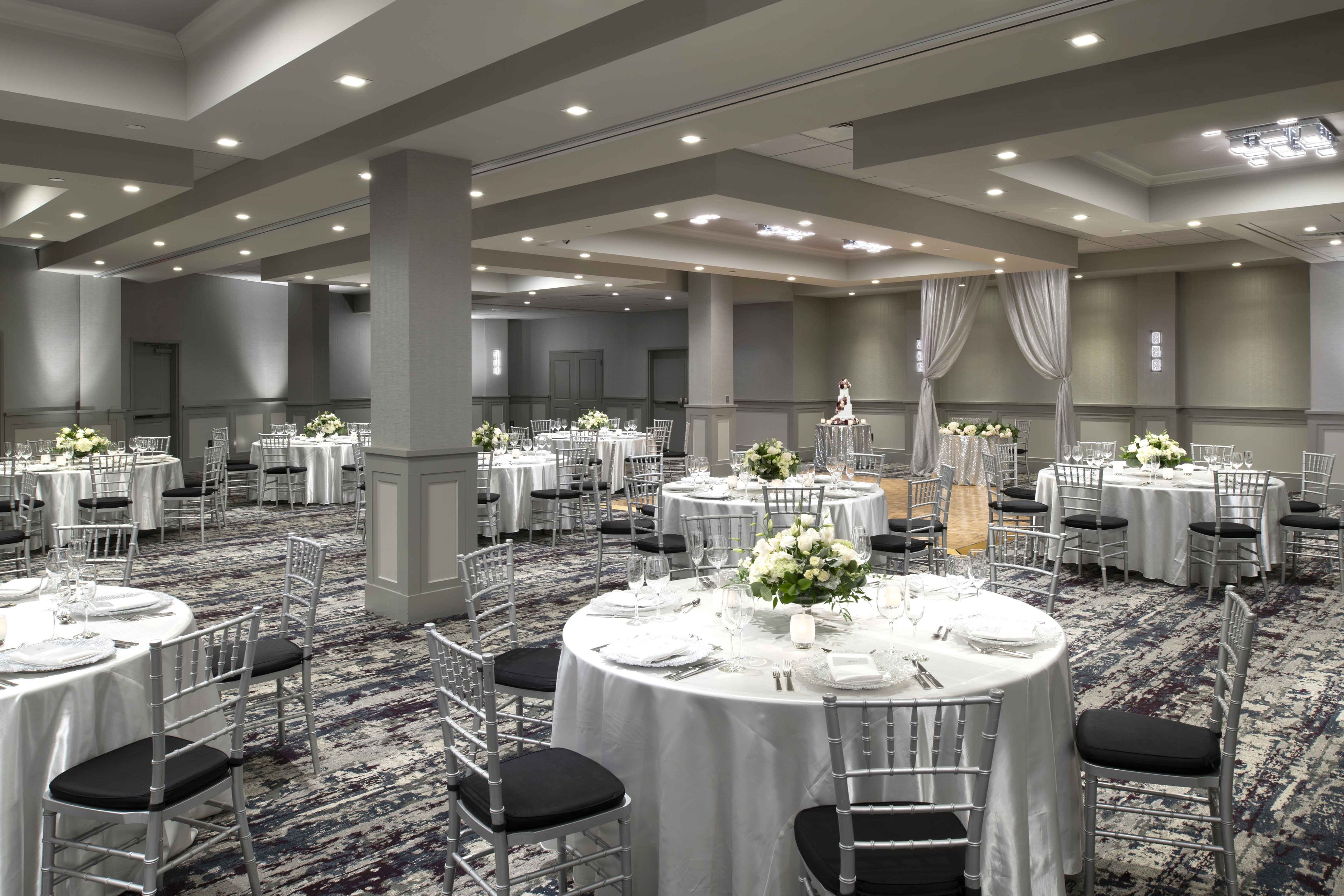 Patriot Ballroom, an event space at Renaissance Boston Patriot Place Hotel