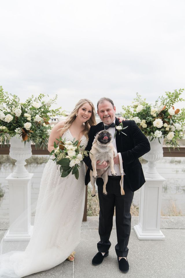 Featured photo from See This Romantic Wedding Framed by Magnolia Florals and Refined Greenery at the Historic Rice Mill