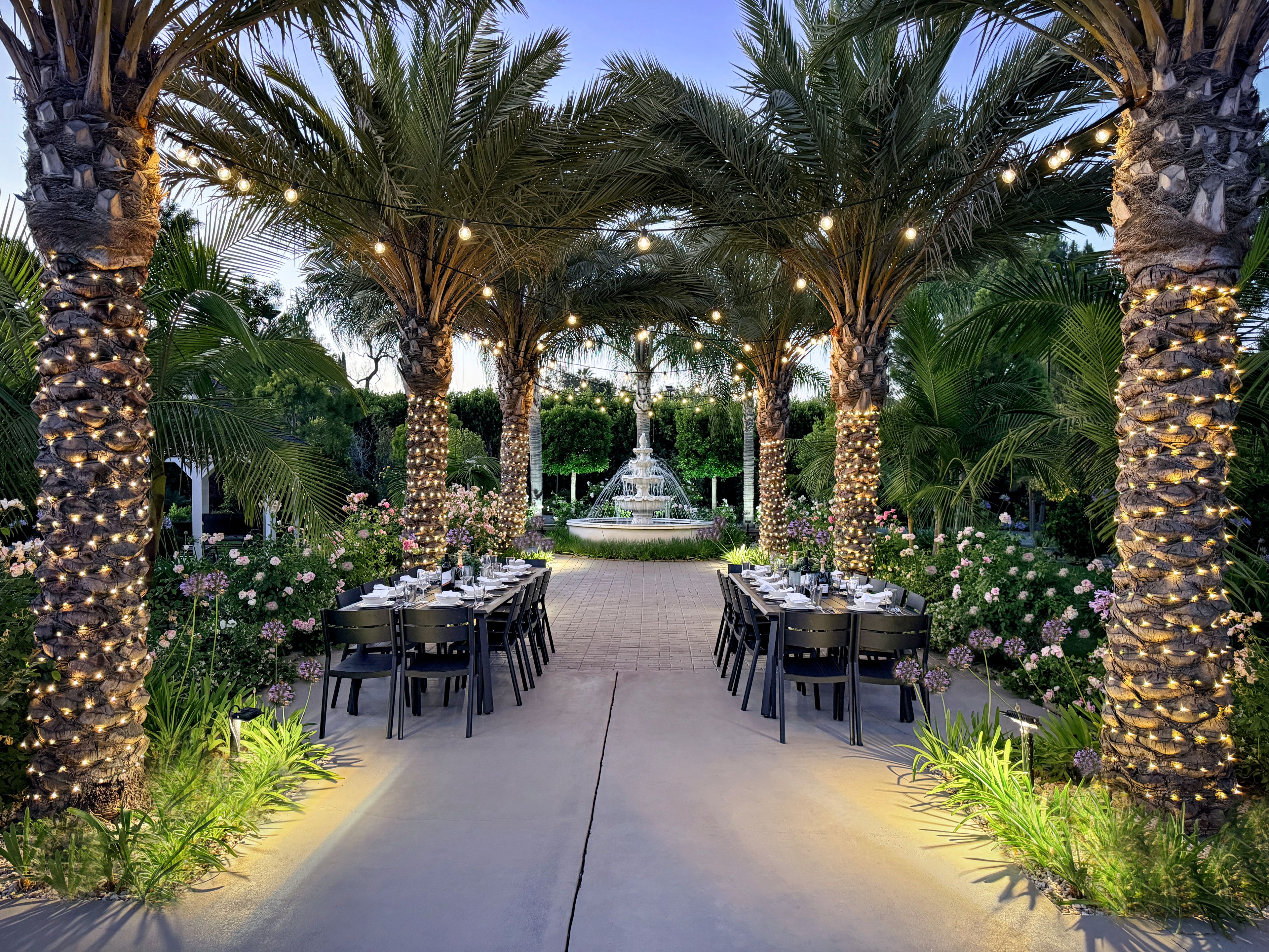 Court Yard, an event space at San Diego Estate Rentals