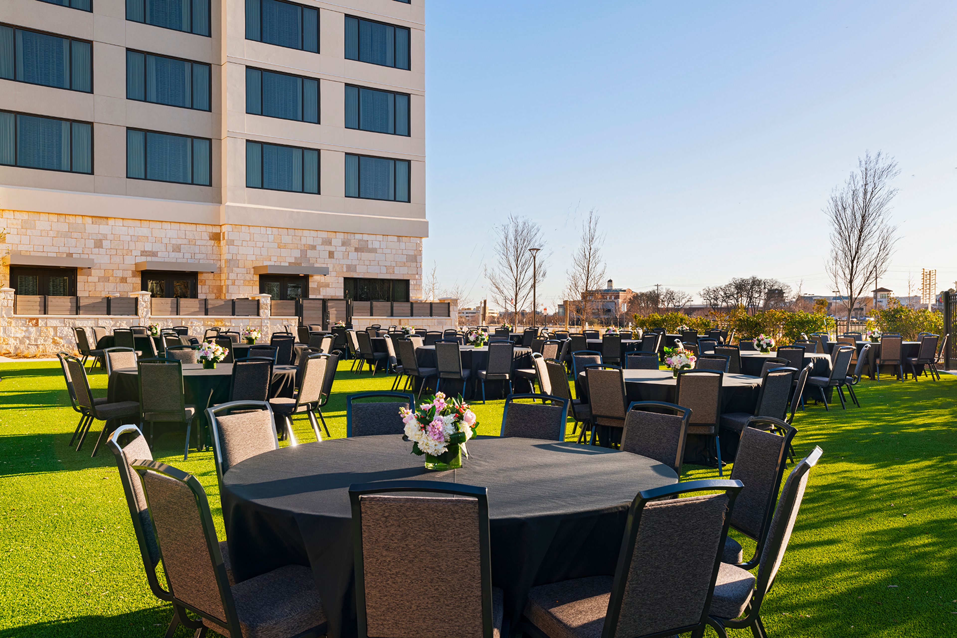 Lawn Space, an event space at Westin Southlake Hotel