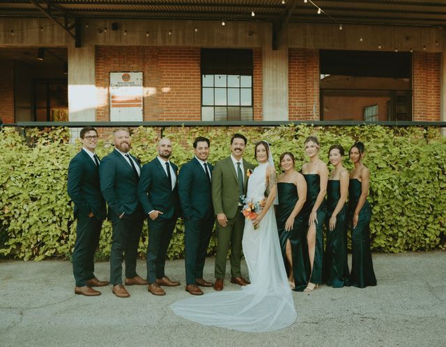 Featured photo from Colorful Urban Warehouse Wedding