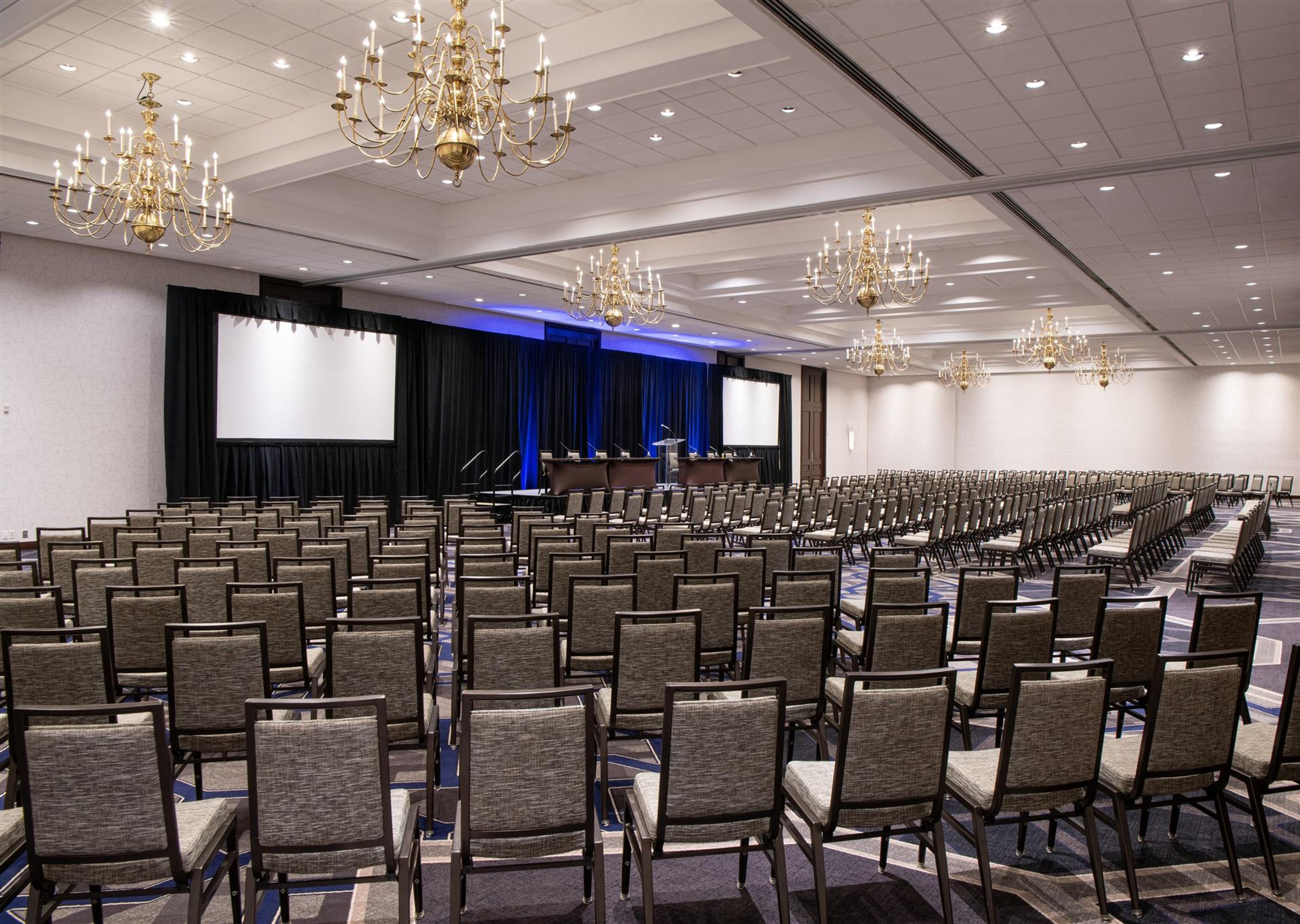 Meridian Ballroom, an event space at Sheraton Indianapolis City Centre Hotel