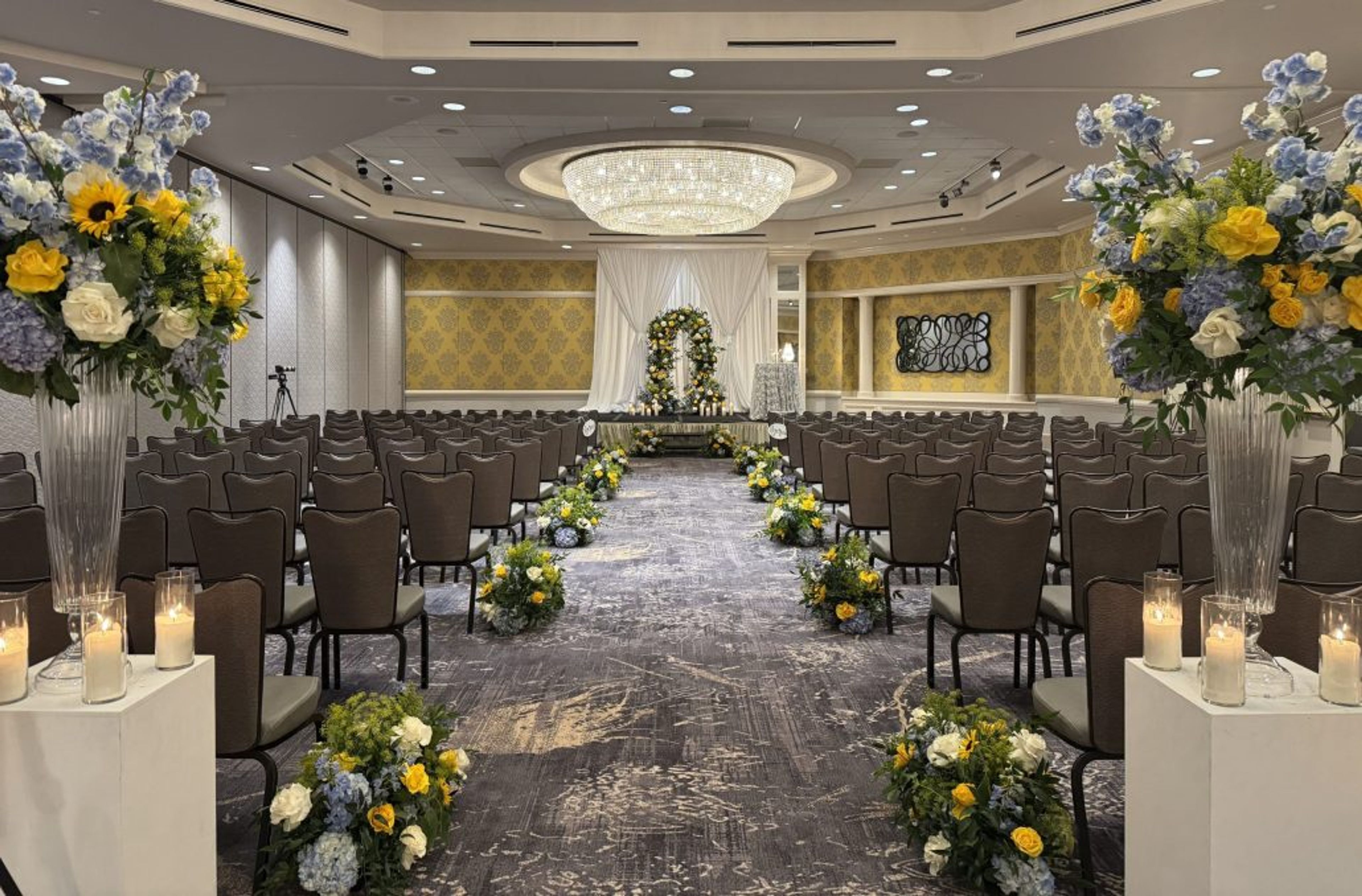 Piedmont Ballroom, an event space at Hilton Charlotte Center City
