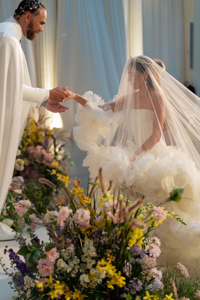 Featured photo from Candlelit Wildflower Wedding at the Field Museum Chicago