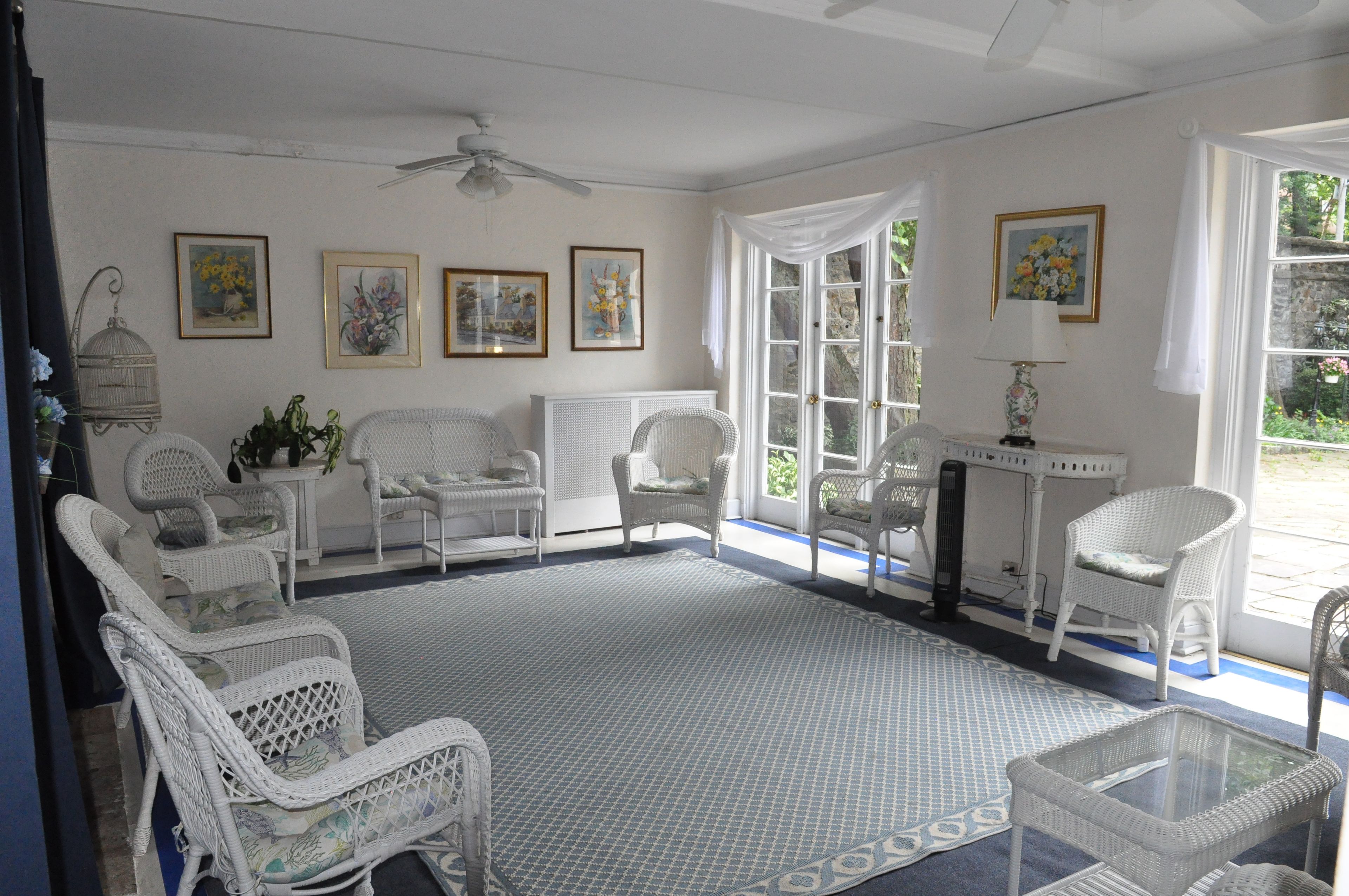 Patio Room, an event space at Bronxville Women's Club