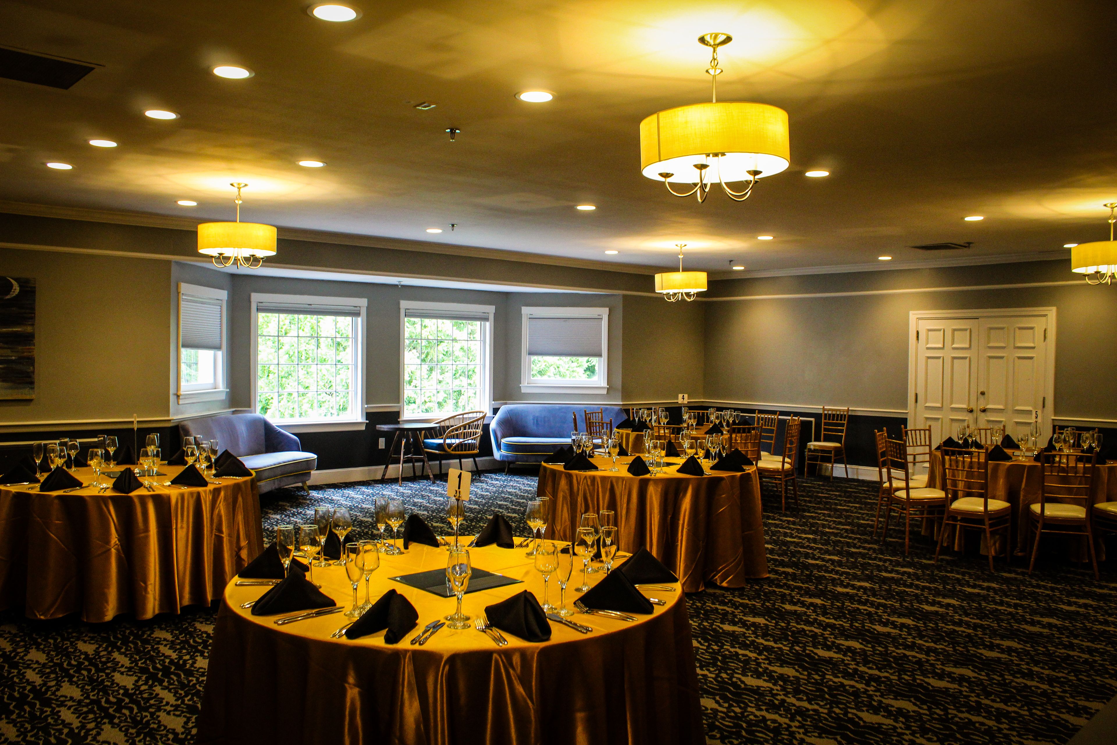 Derby Room, an event space at The Chateau Merrimack Resort and Spa