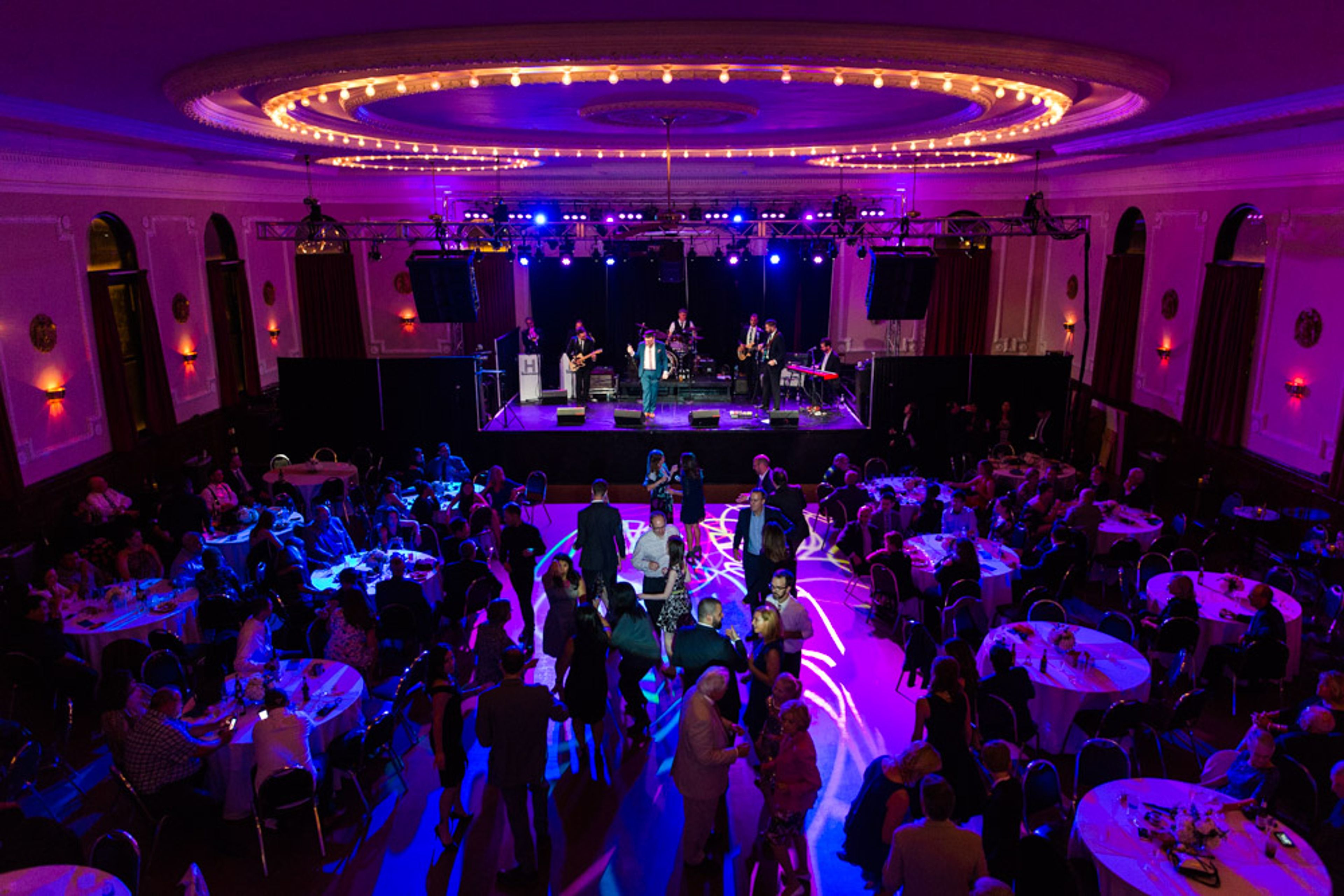 Main Hall, an event space at Logan Square Auditorium