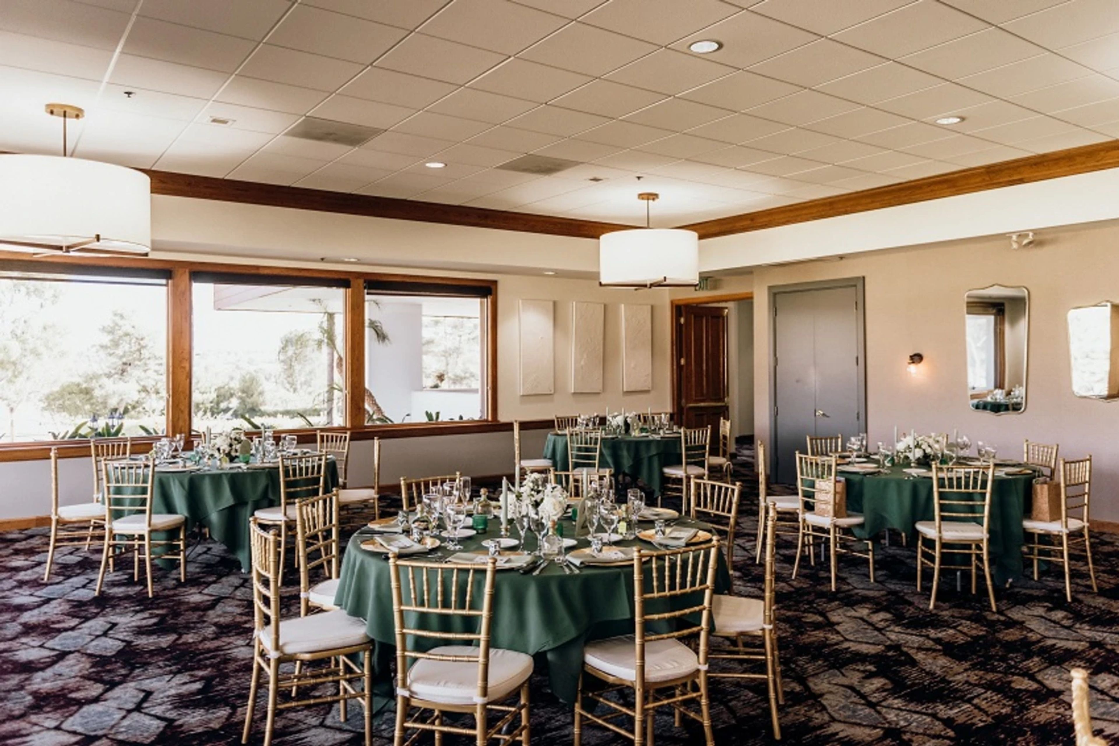 Ridge Room, an event space at Shadowridge Golf Club
