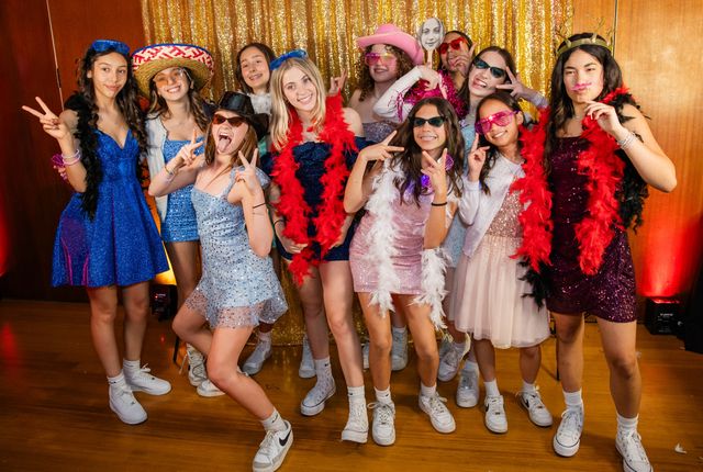 Featured photo from Hollywood magic movie-themed Bat Mitzvah.