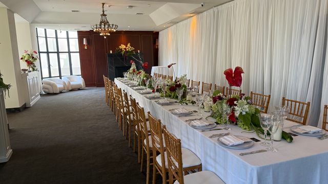 Featured photo from Witness this Intimate Duke's Wedding with Elegant Florals and the Timeless Glamour of a Hollywood Landmark