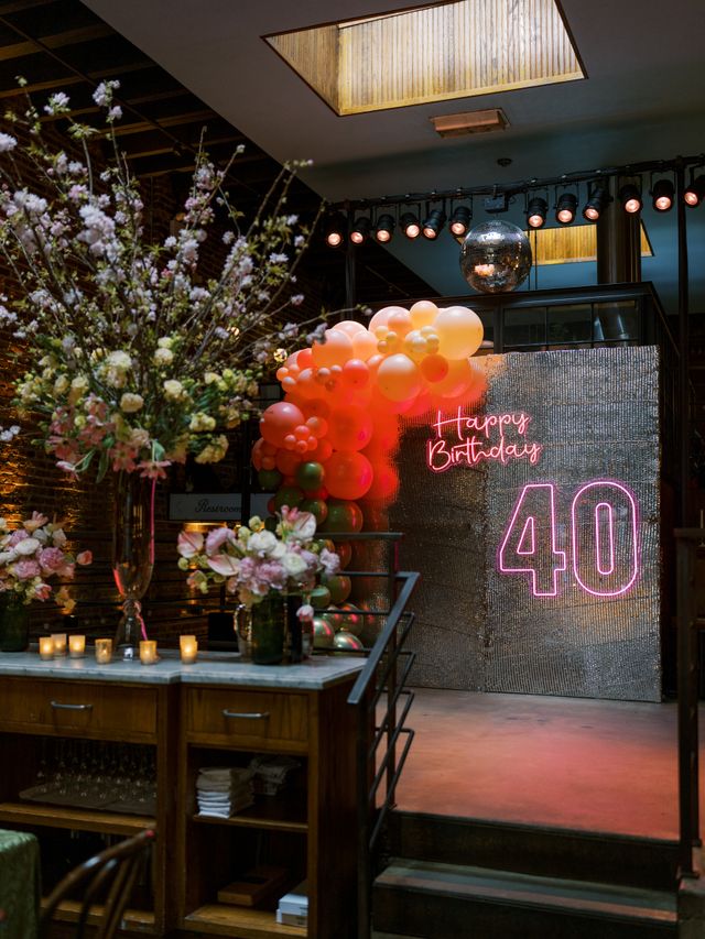 Featured photo from Step Into This Elevated 40th Birthday at Sadelle’s New York with Romantic Spring Florals