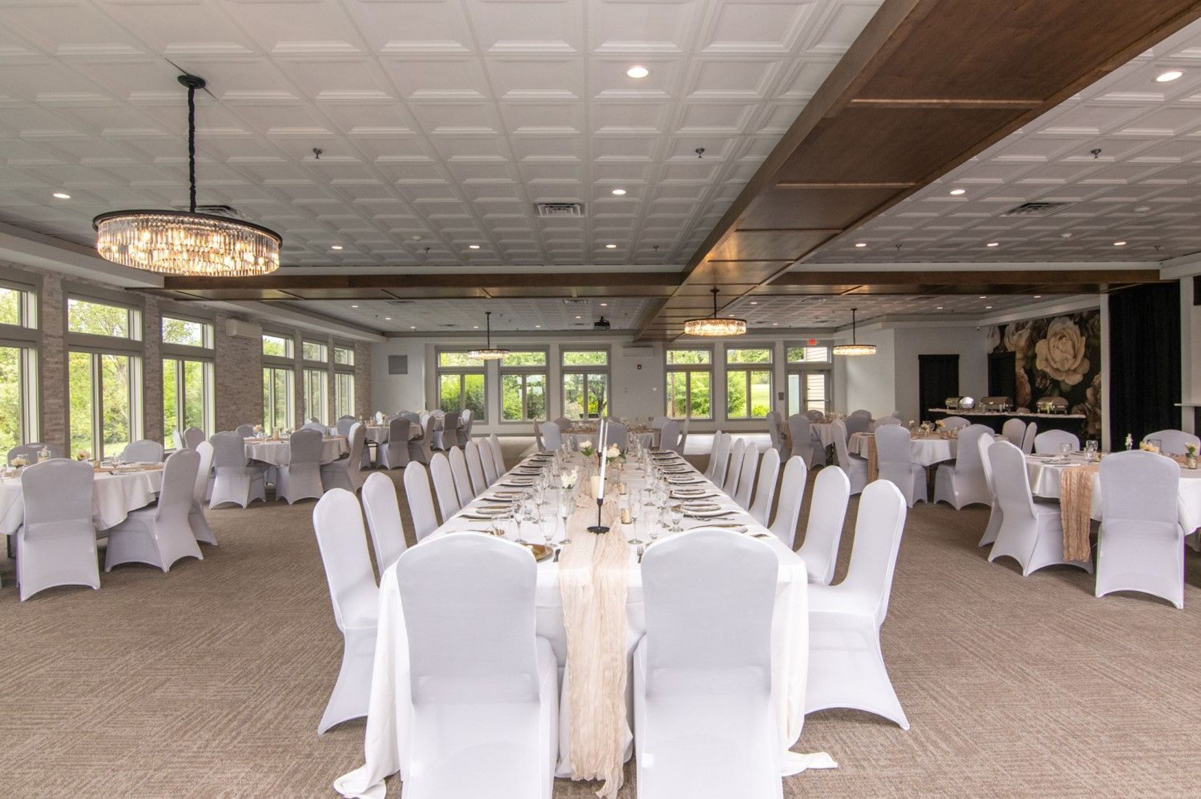 Grand Banquet Hall, an event space at Kilkarney Hills Golf Club