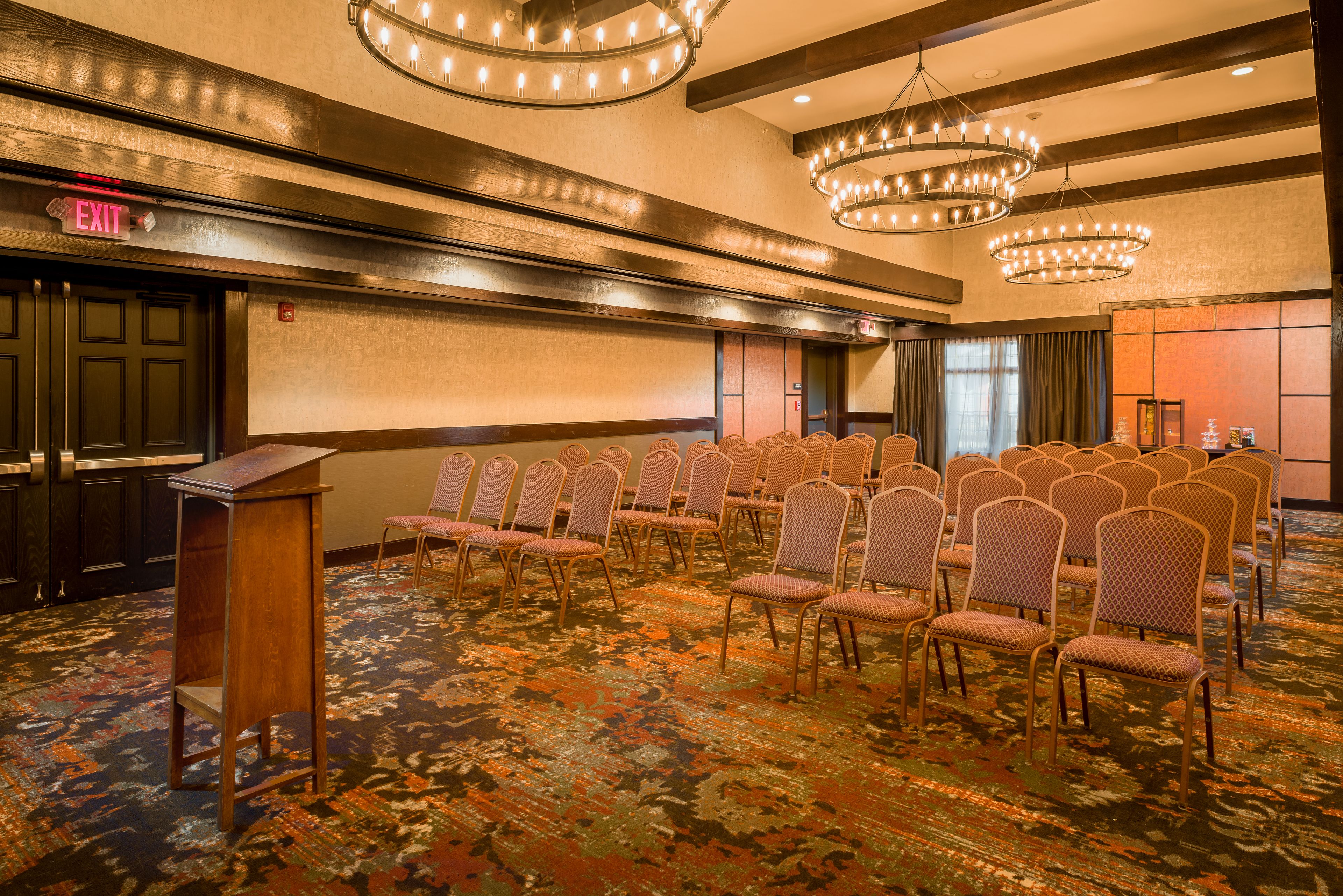 Cazenovia Room, an event space at The Craftsman Inn & Suites