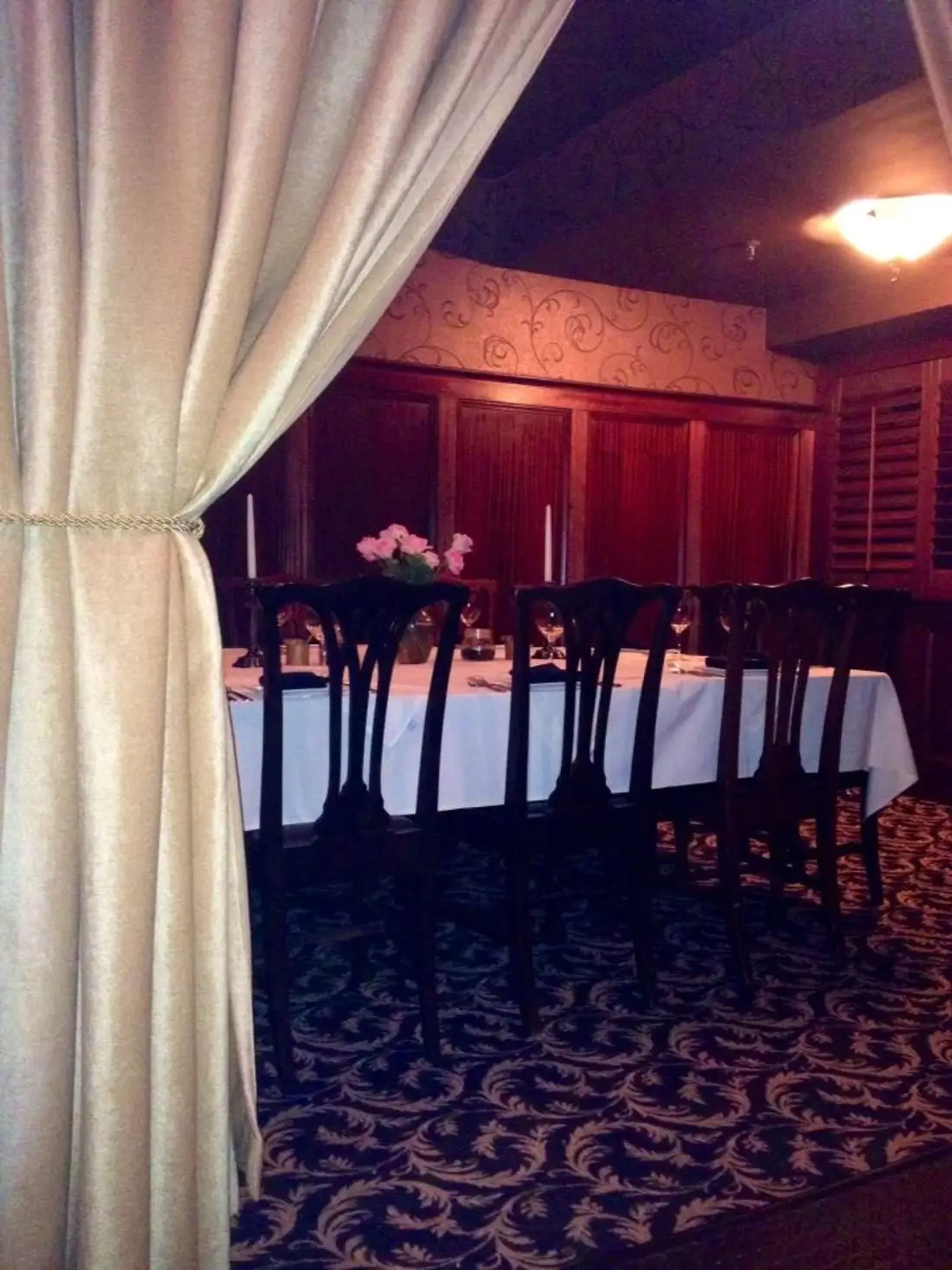 The Mezzanine, an event space at EB Strong's Prime Steak House