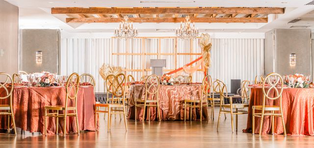 Featured photo from Uncover This Elevated Corporate Event Defined by Luxe Linens and Sculptural Backdrops at Parlur in Denver