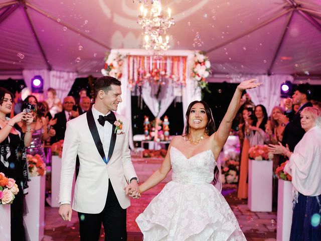 Featured photo from Step Into This Joyful Wedding at The Stallion Estate with Glamorous Tent Draping and Bold Floral Accents