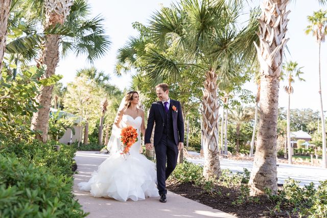 Featured photo from A Beach Wedding of Fall Colors & Fairytale Moments at the Walt Disney World Swan & Dolphin