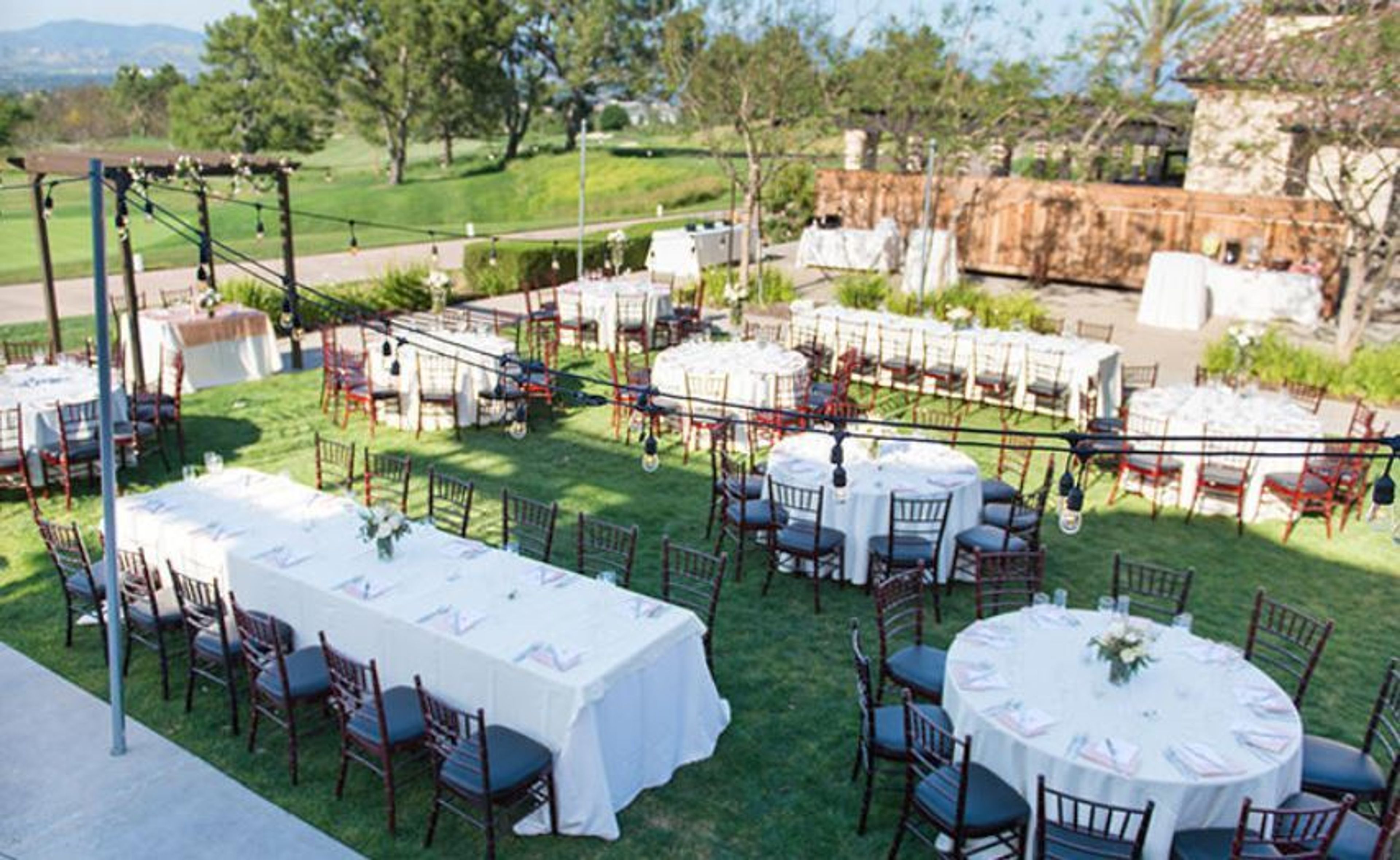 Celebration Lawn, an event space at Aliso Viejo Country Club