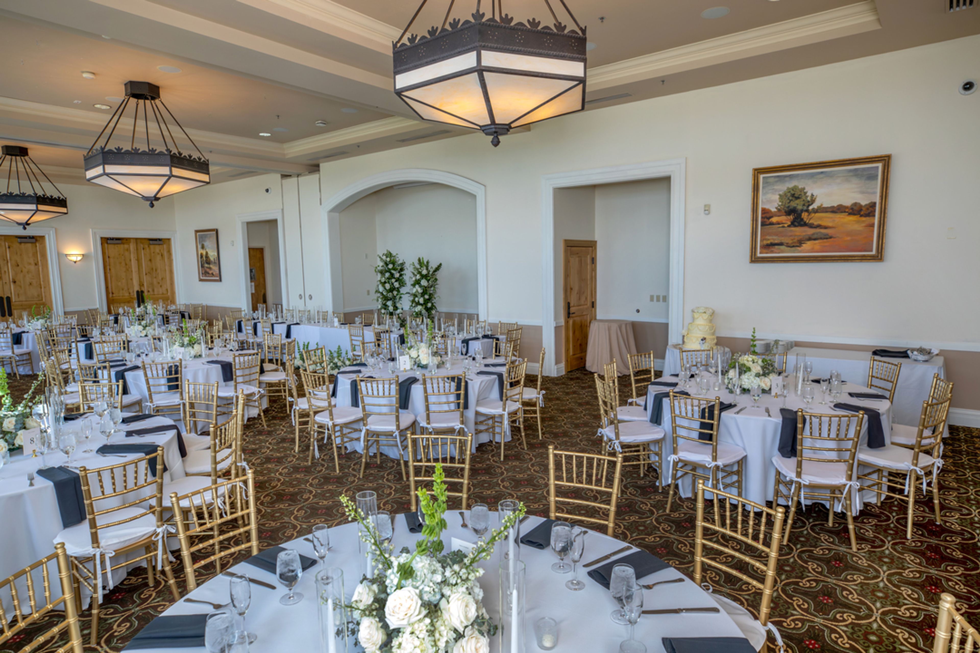 Oxford Ballroom, an event space at Blackstone Country Club