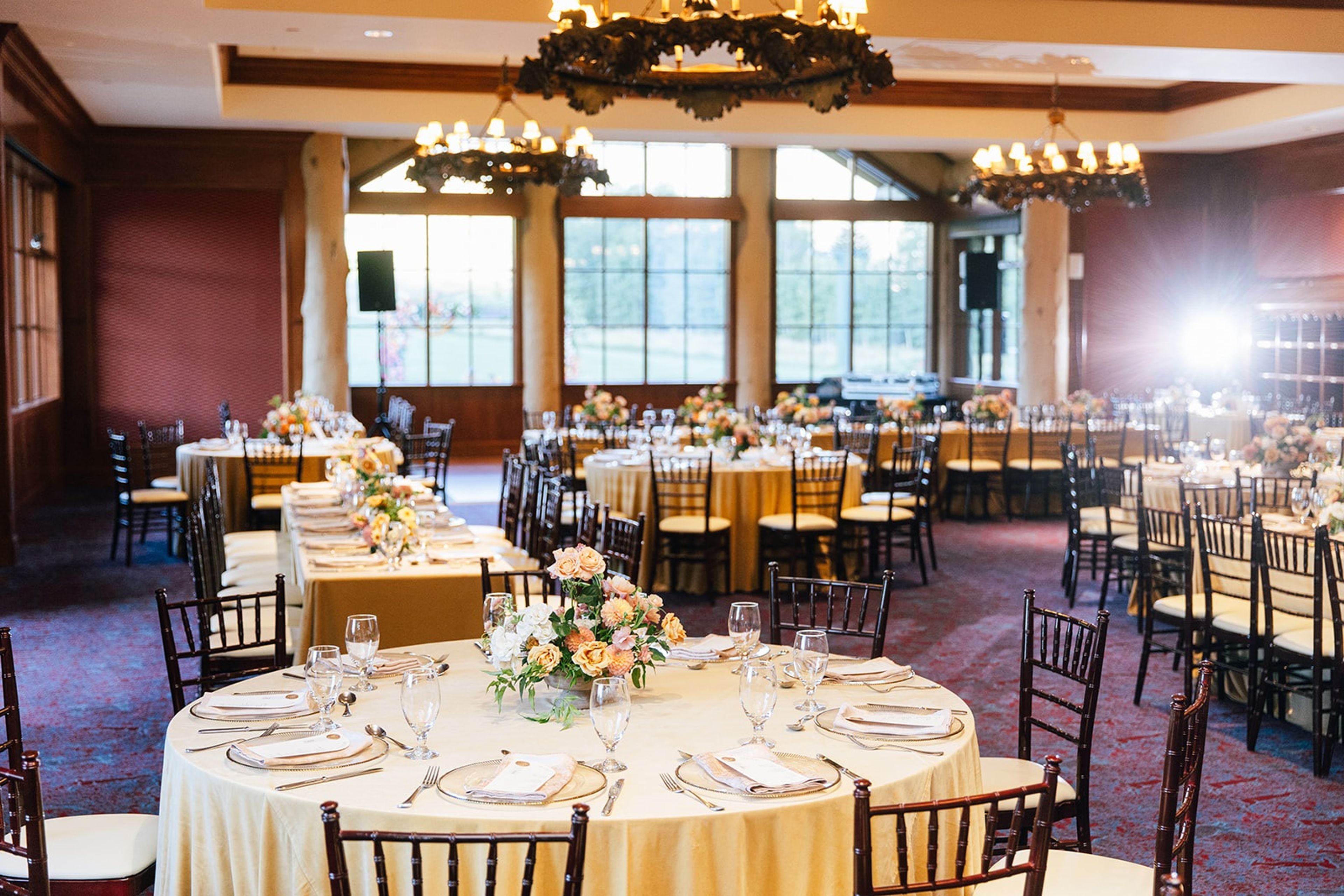 Dollar Lodge, an event space at Carol's Dollar Lodge at Sun Valley Resort