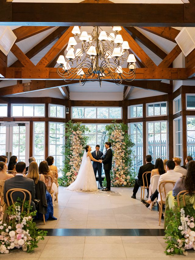 Featured photo from This Central Park Boathouse Wedding Captured the Beauty of Blush and Timeless Romance