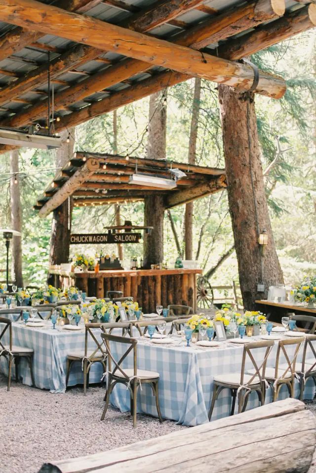 Featured photo from Country Chic Outdoor Rehearsal Dinner at The Chuckwagon Grounds at T-Lazy-7 Ranch in Aspen Colorado