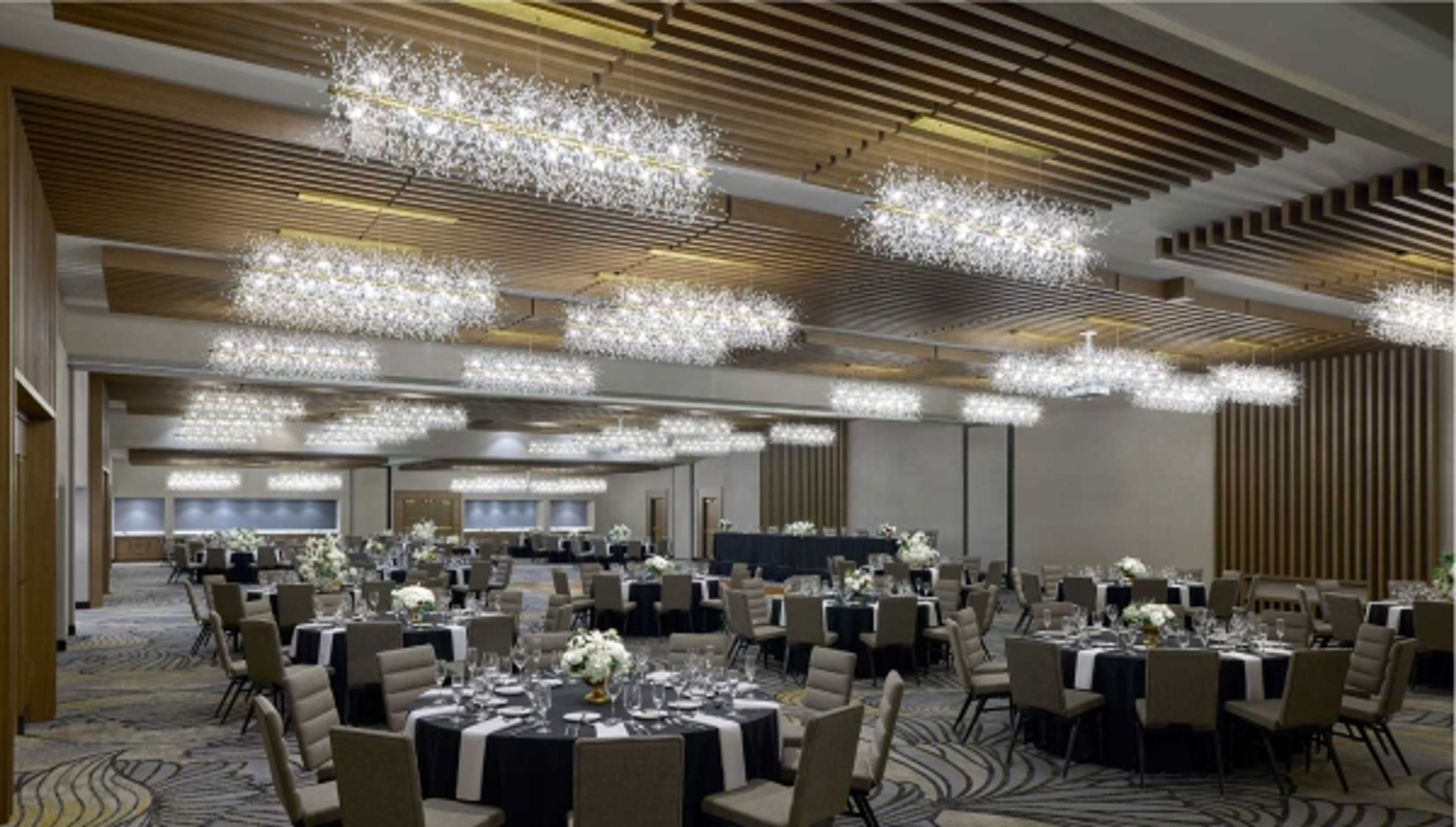Prairie Stone Ballroom, an event space at Chicago Marriott Northwest