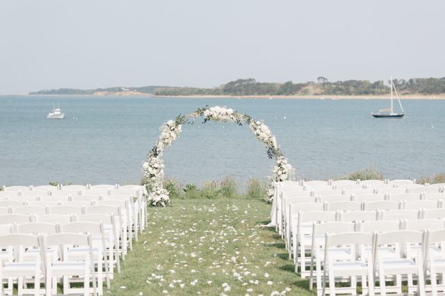 Featured photo from A Luxurious White Wedding Featuring Minimalist Styling and Oceanfront Views at Wequassett Resort and Golf Club