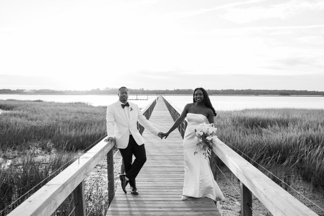 Featured photo from Experience This Refined Wedding Set Among Garden Greens and Blue-and-White Florals at Lowndes Grove