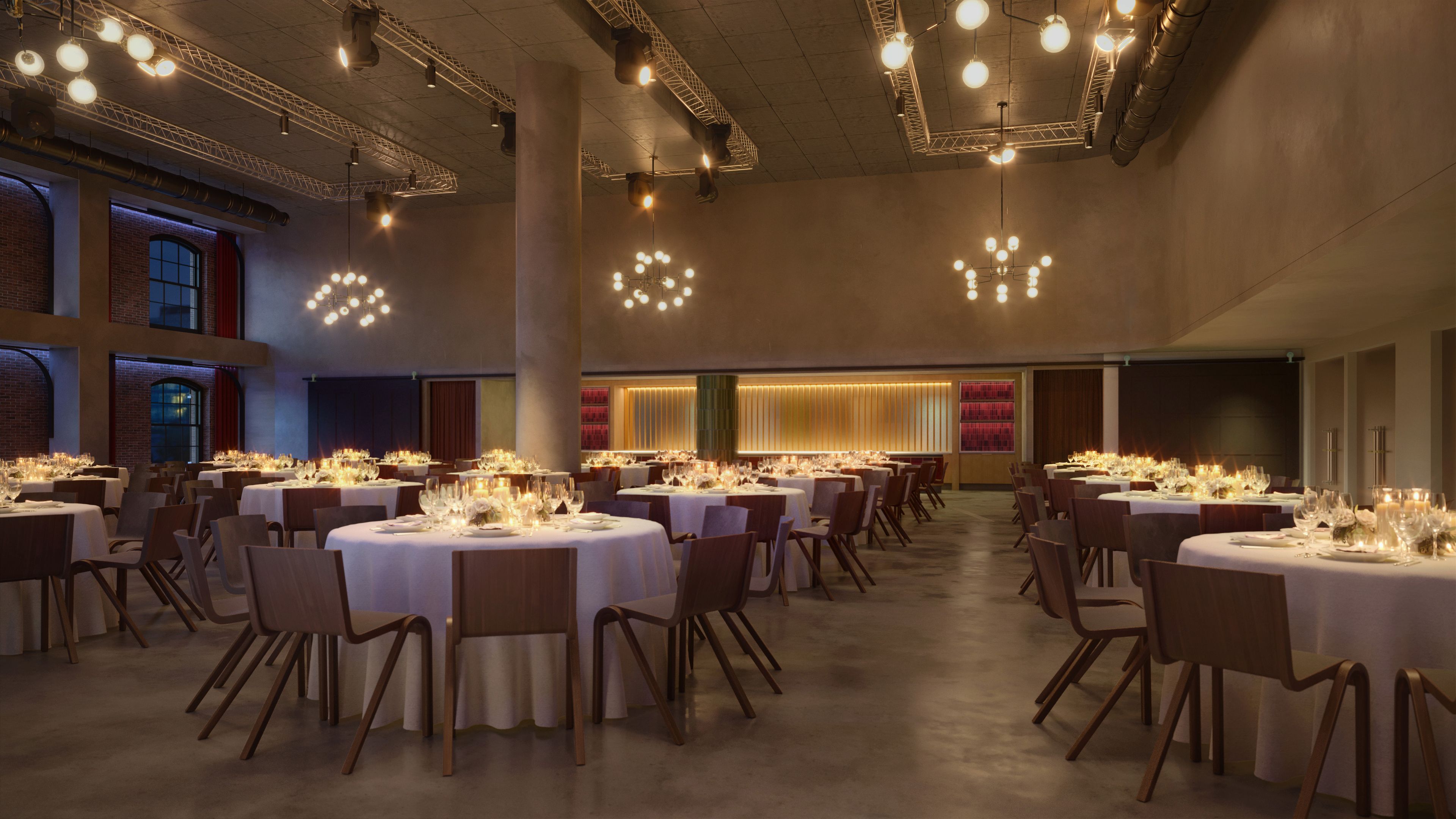 The Hall, an event space at The Mallory at Terminal Warehouse