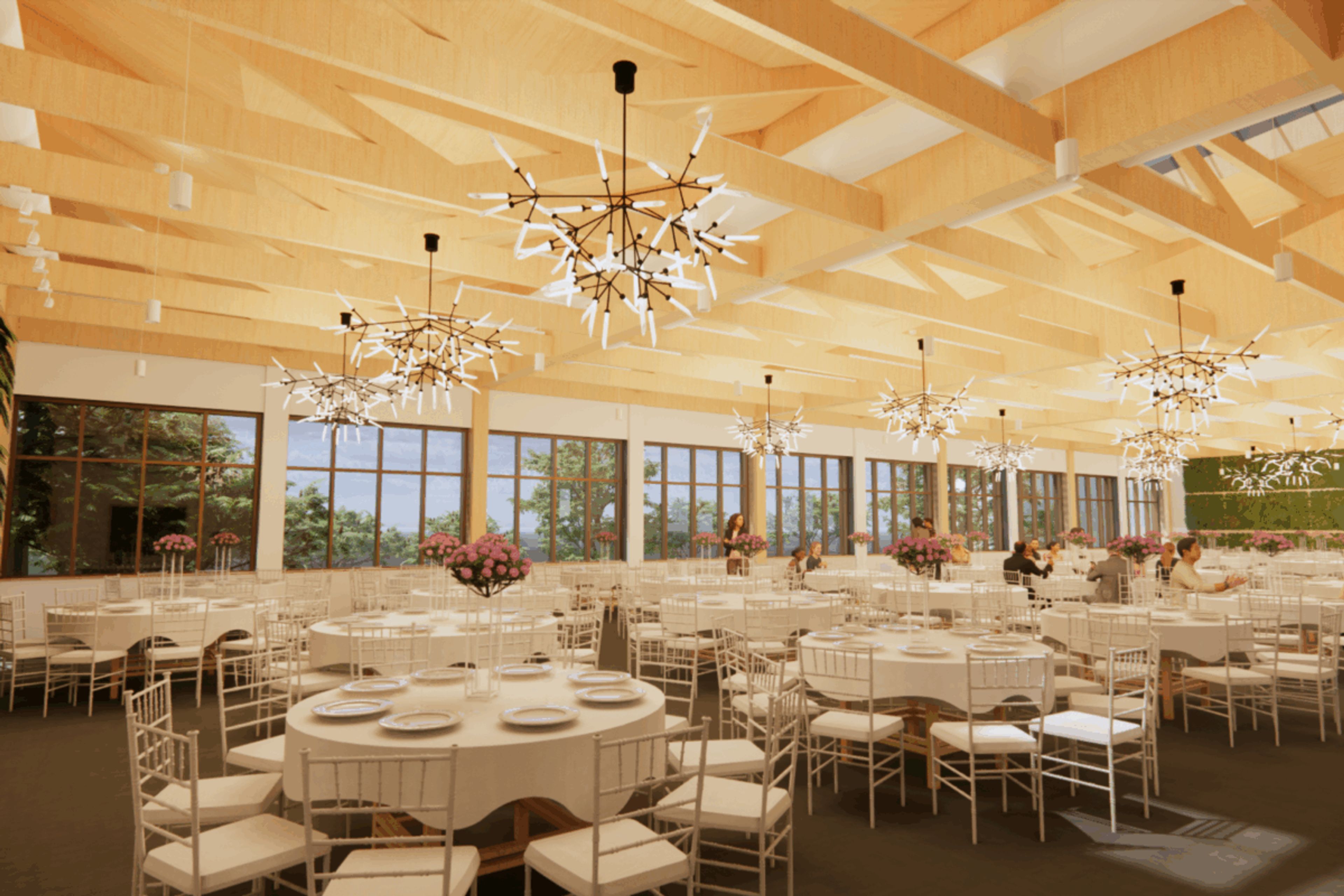 The Canopy — Palm Room, an event space at Buffalo and Erie County Botanical Gardens