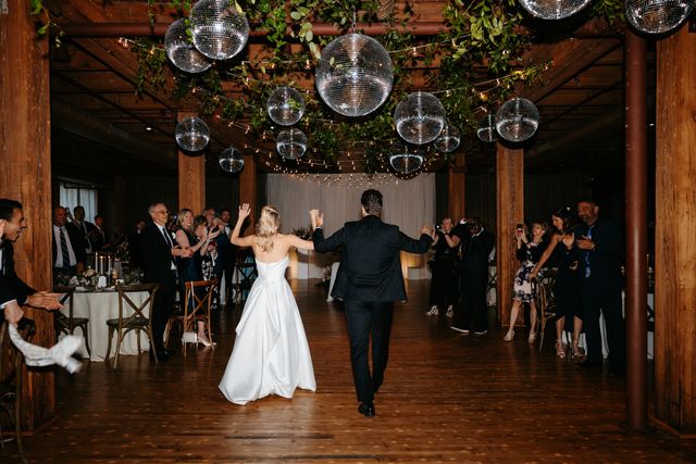 Featured photo from Julia & Andrew’s Wedding at Bridgeport Art Center
