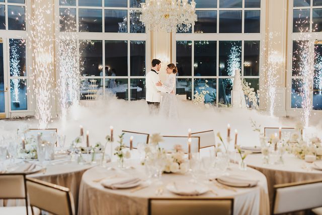 Featured photo from See This All-White Wedding Styled Shoot with Gilded Tables and Crystal Chandeliers at Trump Doral