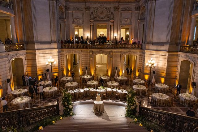 Featured photo from Step Into this Wedding with Golden Accents and Chic Décor at San Francisco City Hall
