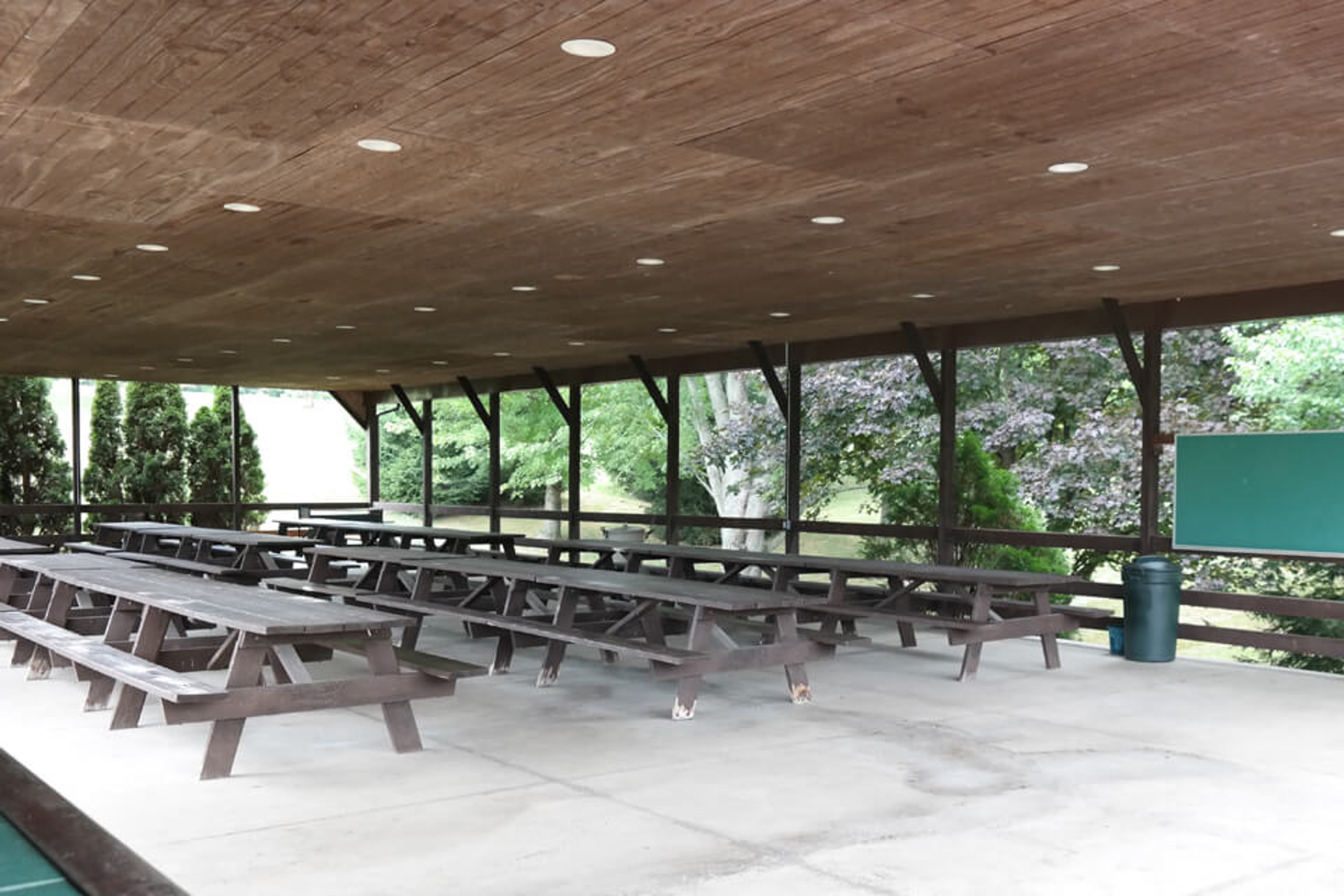 Outdoor Pavilion, an event space at Spring Valley Golf Course
