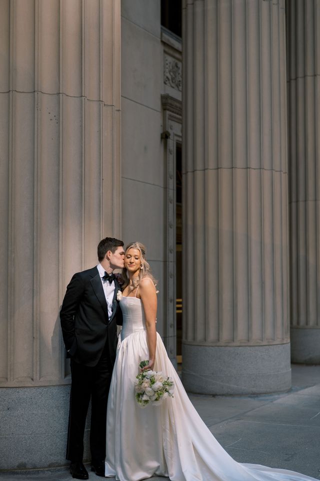 Featured photo from Allison & James at the Chicago History Museum: A Timeless Spring Wedding
