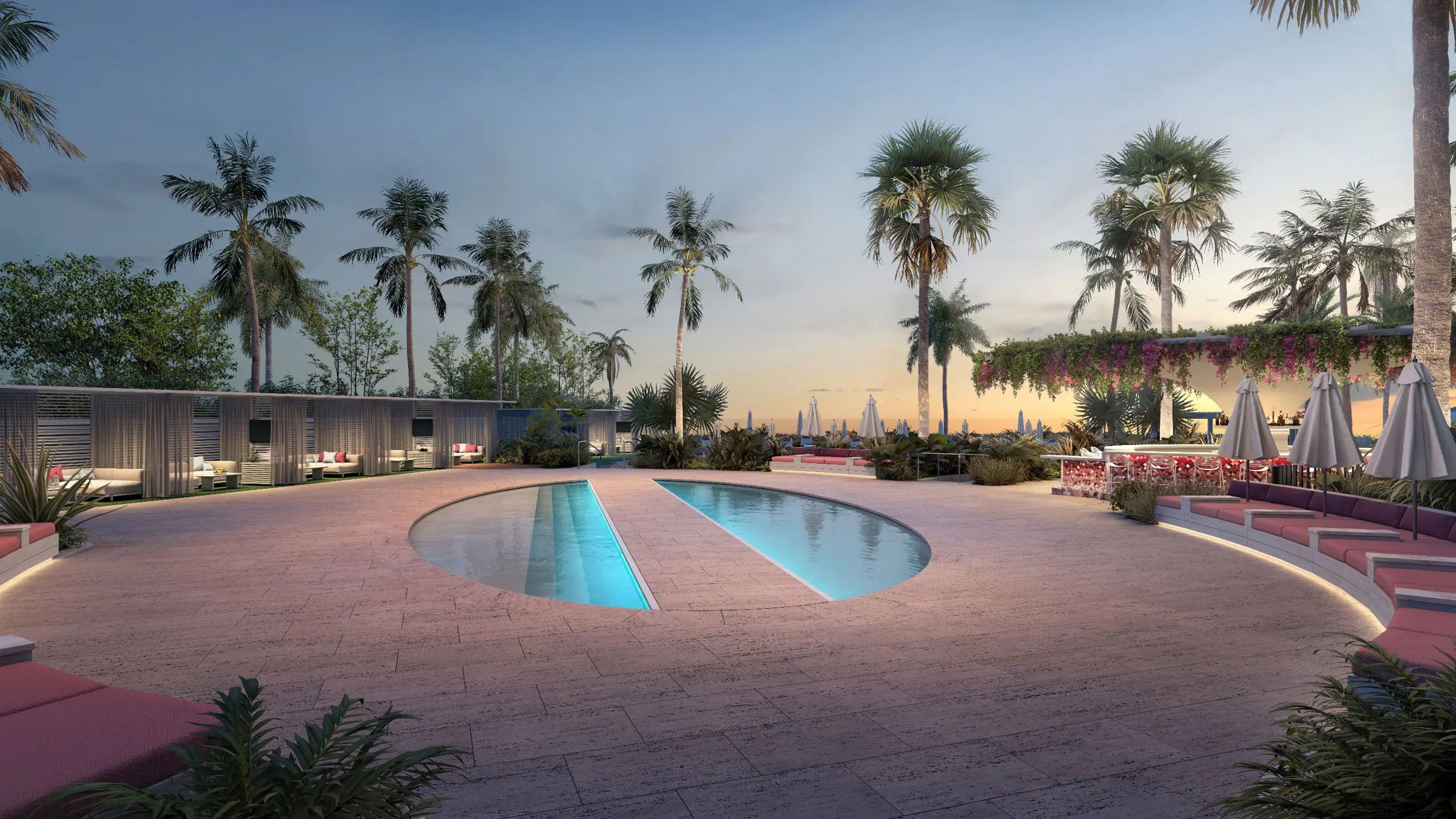Upper Pool, an event space at Andaz Miami Beach Resort and Spa