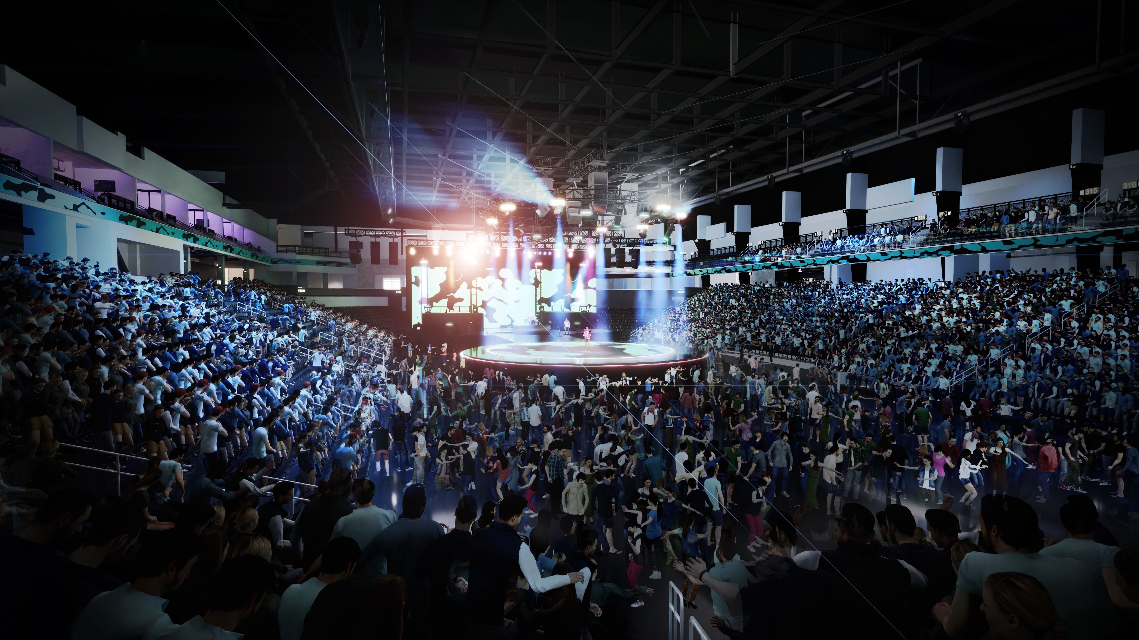 The ShowZone, an event space at Frontwave Arena