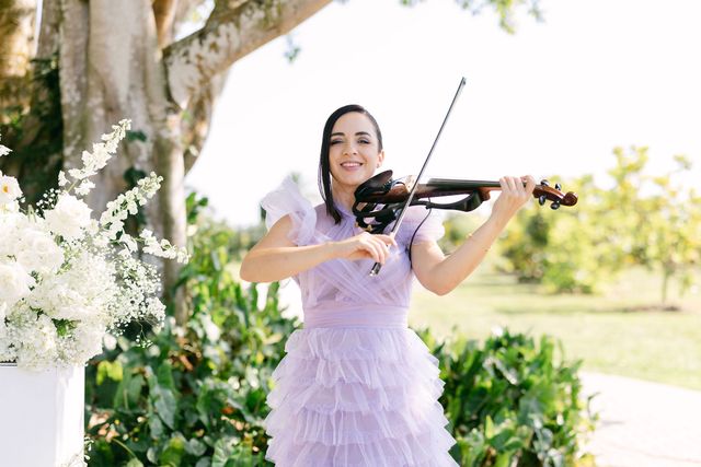 Featured photo from Explore This Wedding at Cinco Farm with Live Ceremony Musicians and an Energetic Reception Celebration