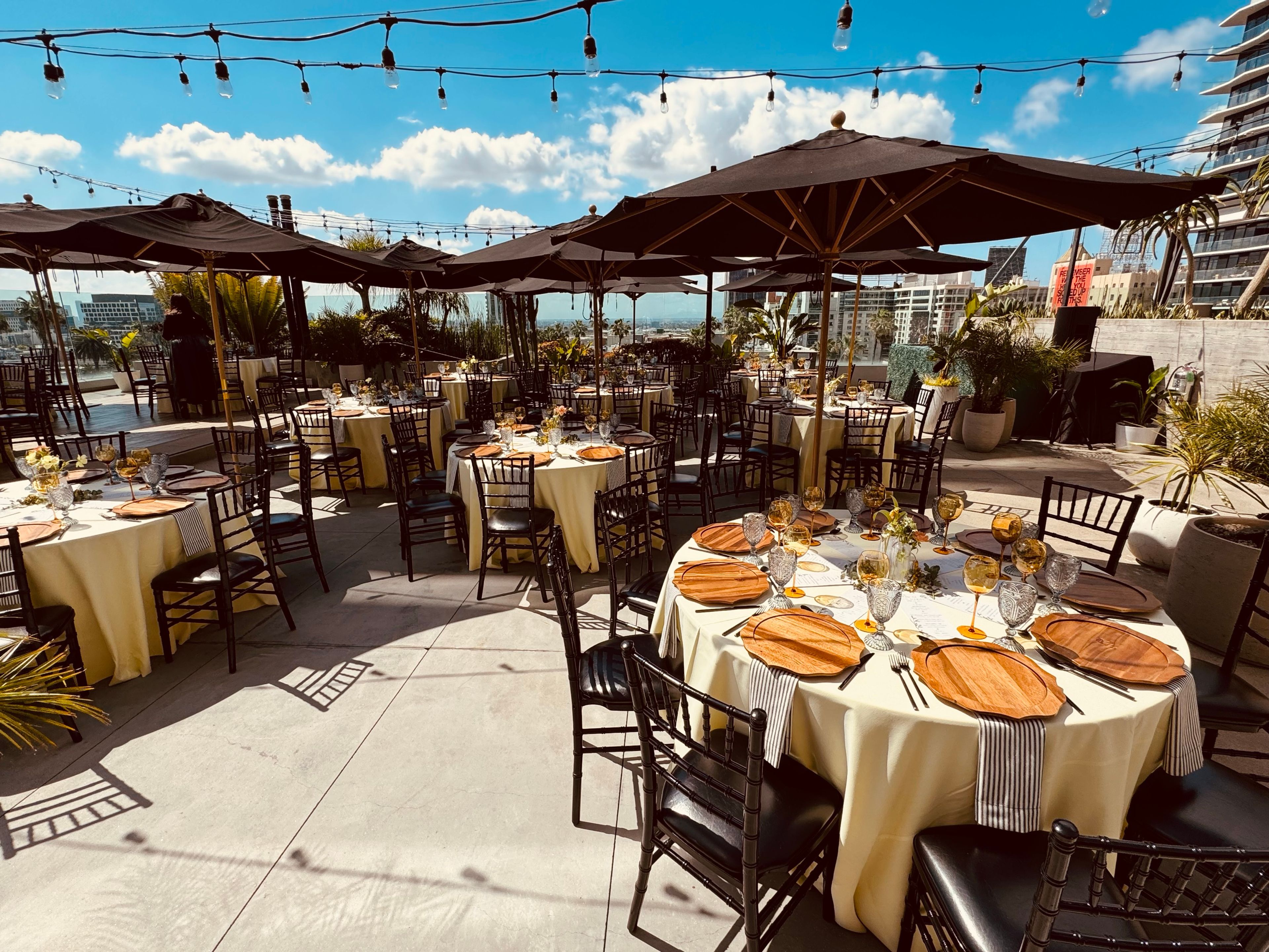 Skyline Sun Deck, an event space at Kimpton Everly Hotel